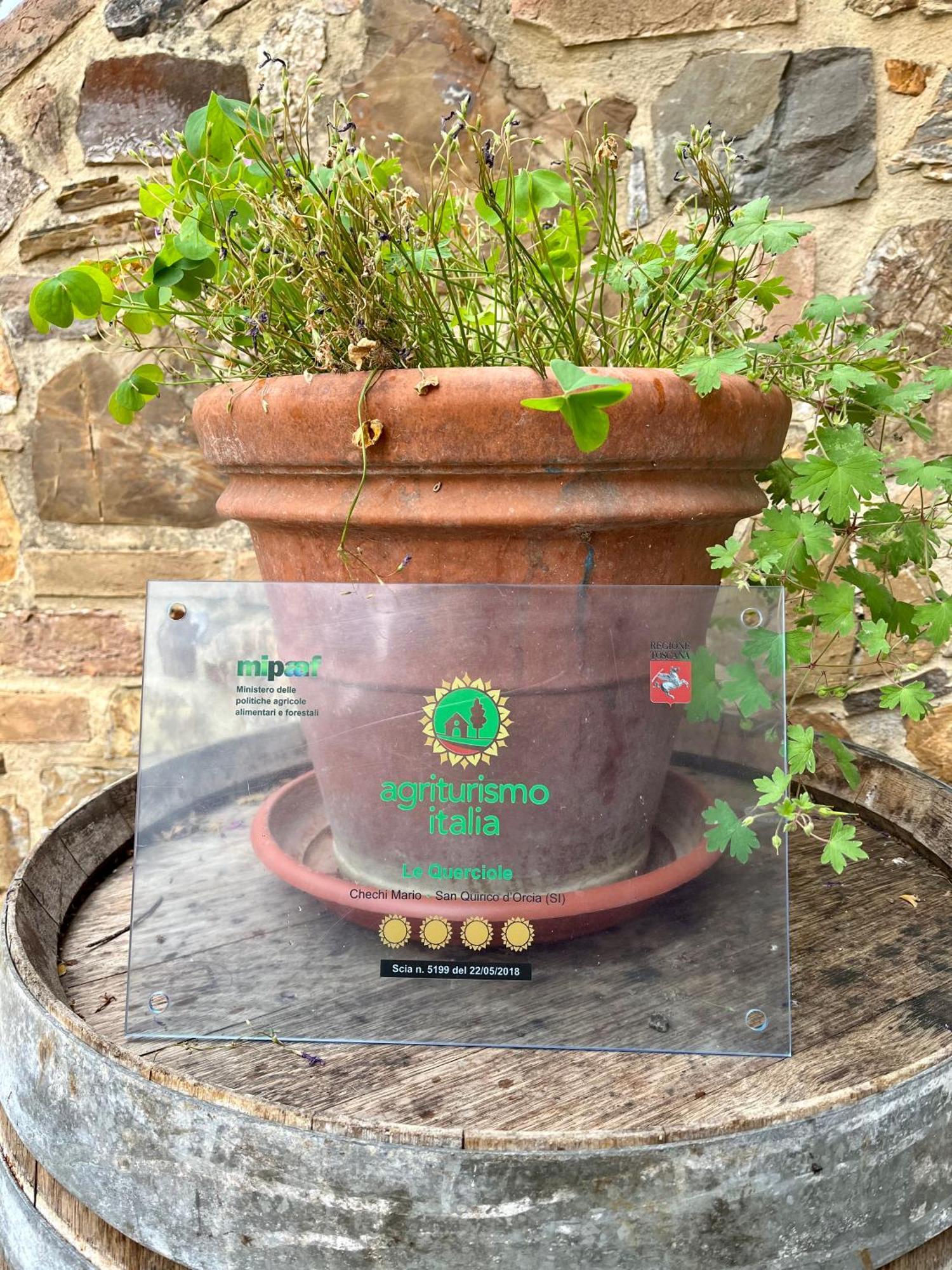 Agriturismo Le Querciole In Val D'Orcia Bagno Vignoni Bagian luar foto